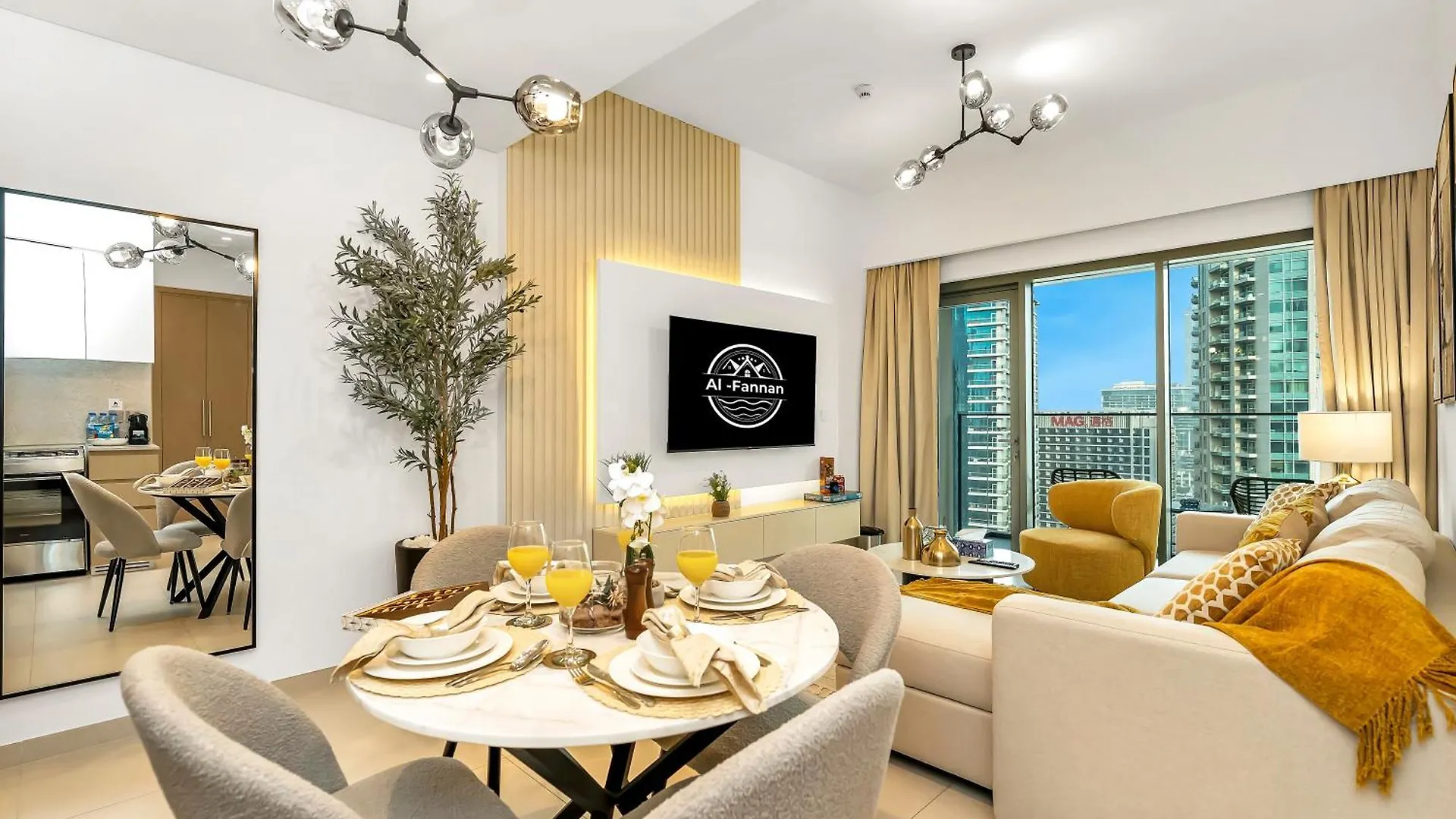 Al-Fannan At Burj Royale - Best Downtown Dubai City View - Brand New Luxury 1 Bedroom Apartment location